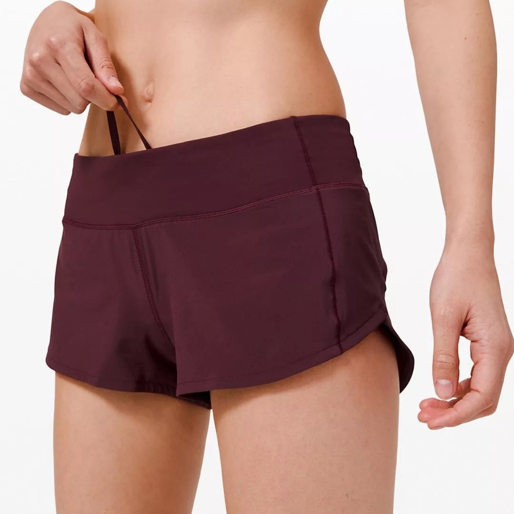 Lululemon Speed Up Low Rise Shorts